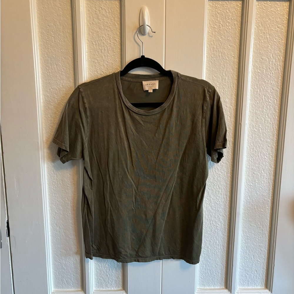 Sezane Conrad Tee - Khaki